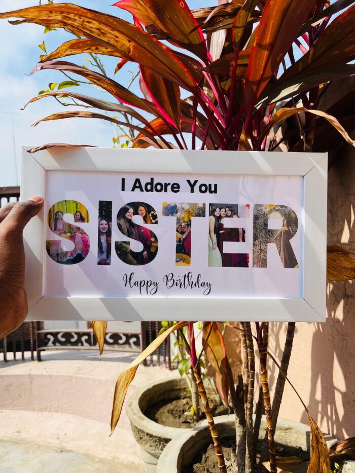 Birthday Frame for Sister
