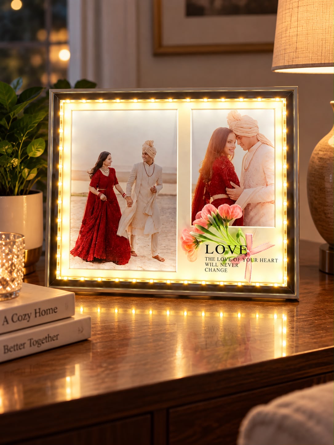 LED Light Love Frame