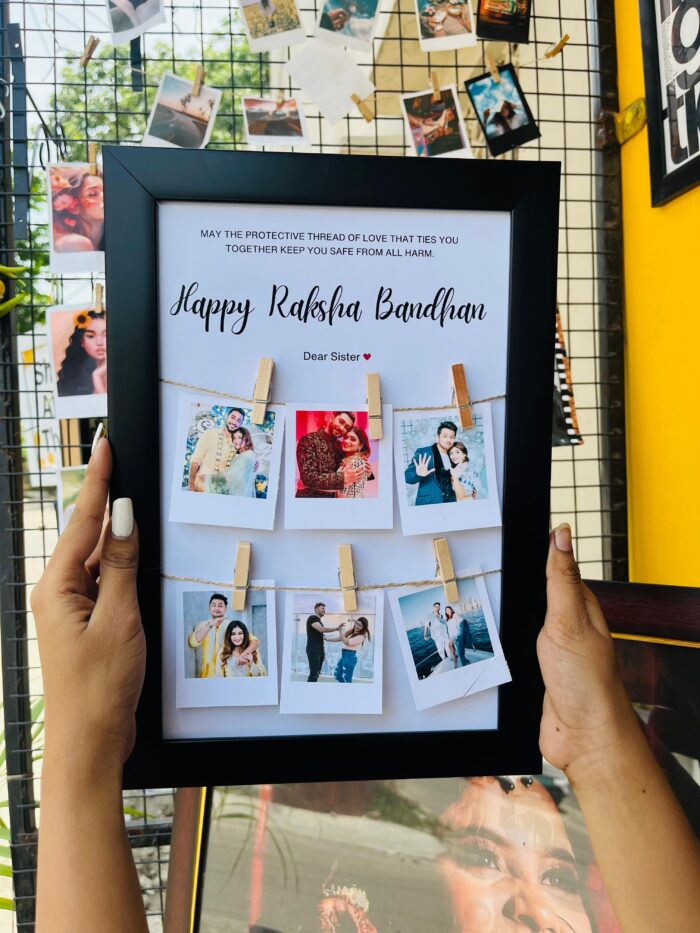 Our ( 9 13 Inches ) Polaroids Frame For This Rakshabandhan